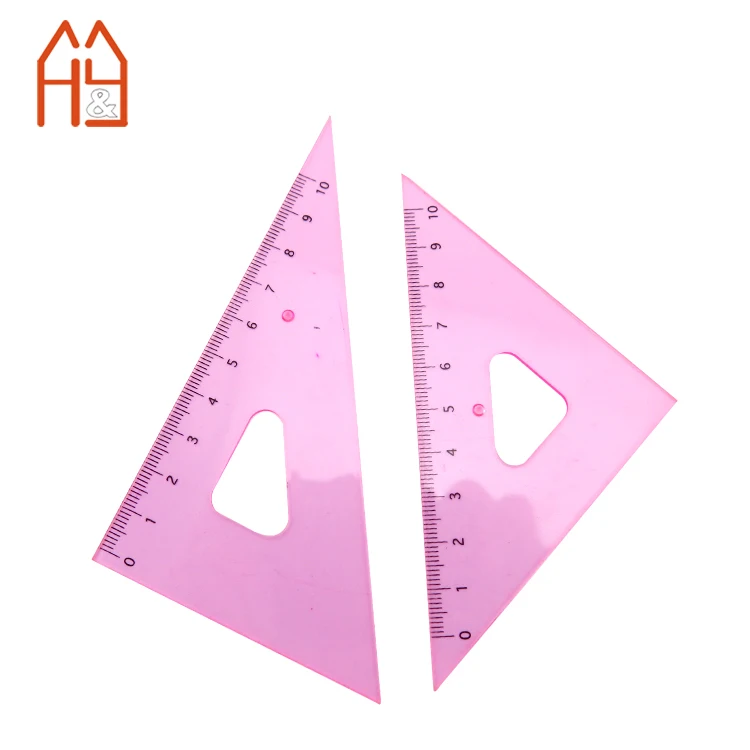 Students Maths Geometry Stationery Ruler Set Squares Triangle Ruler Protractor n 