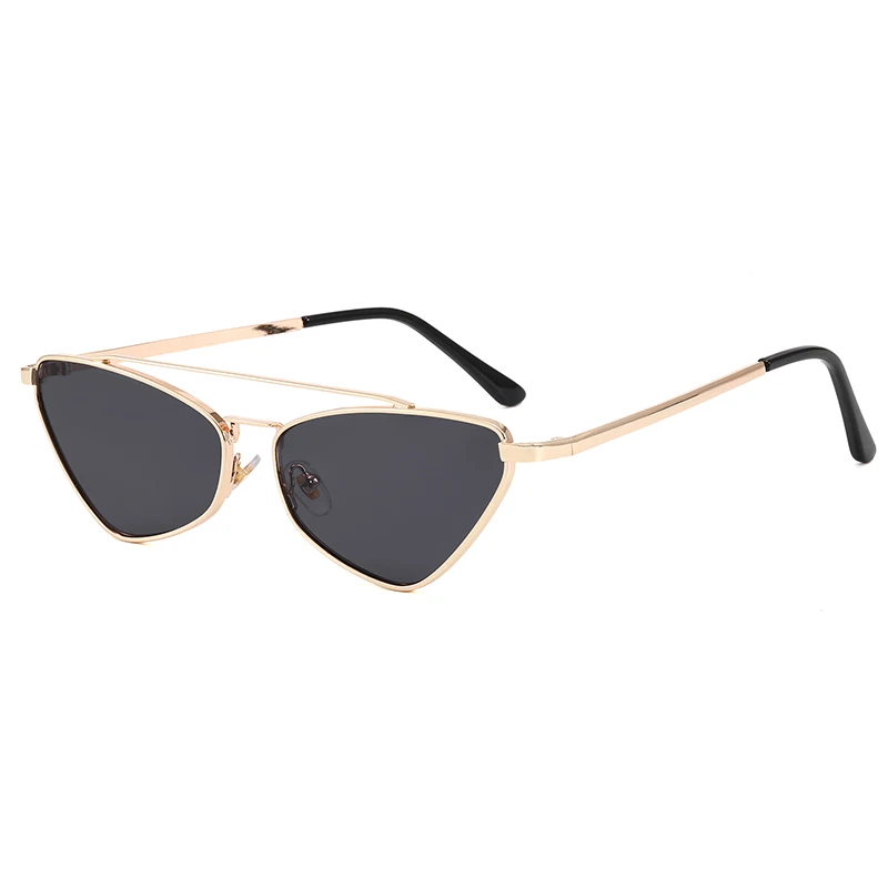 

Superhot Eyewear 11839 Retro Vintage 90s Sun glasses Metal Frame Small Cat Eye Sunglasses