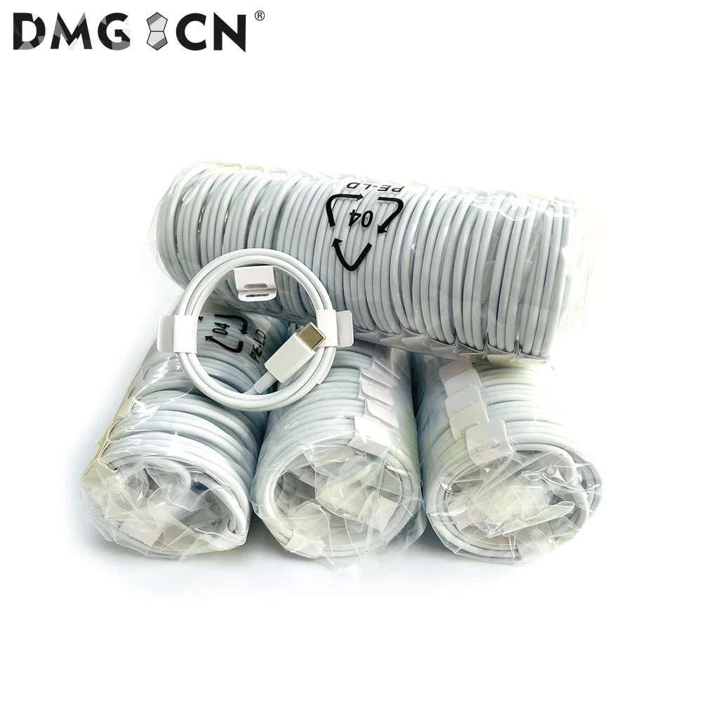 

6IC USB Type C to For iPhone Cable 13 12 11 8 7 Pro Max PD Fast Charger USB C to For Lightning Charging Cable, White