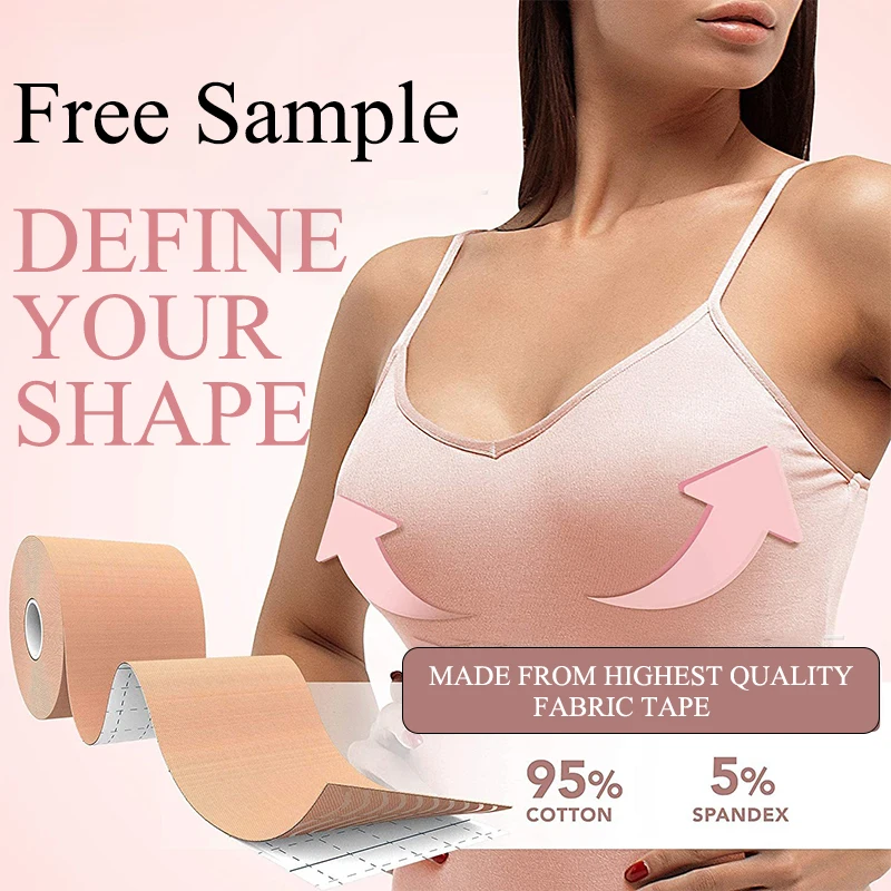 

Waterproof Breast Lift Up Bra Invisible Nipple Body Nude Medical Grade Instant Boob Tape