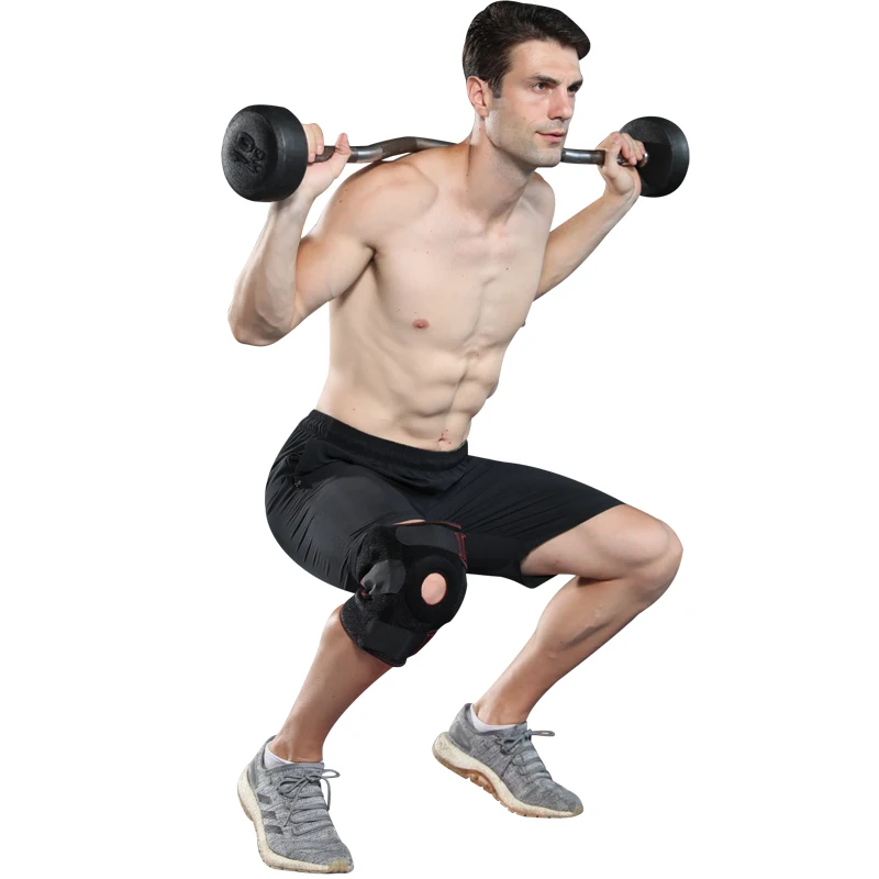 

Wholesale Steel Power Legs Sports Safety Comfortable Knee Cap Ease Knee Pain, Black