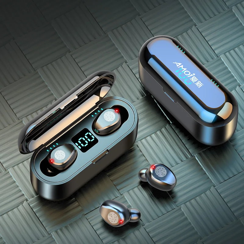Bluetooth Earphone Wireless Earbuds with Charge Case LED Battery Display HIFI Stereo Sound