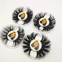

Best Selling Super Fluffy Mink 3d Eyelashes 25mm Vendor Wholesale Own Brand Extra Long Luxurious 25mm Mink Eyelash