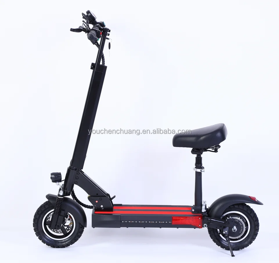 

New Design 400w foldable 36V 10Ah scooter adults electric scooter, Black