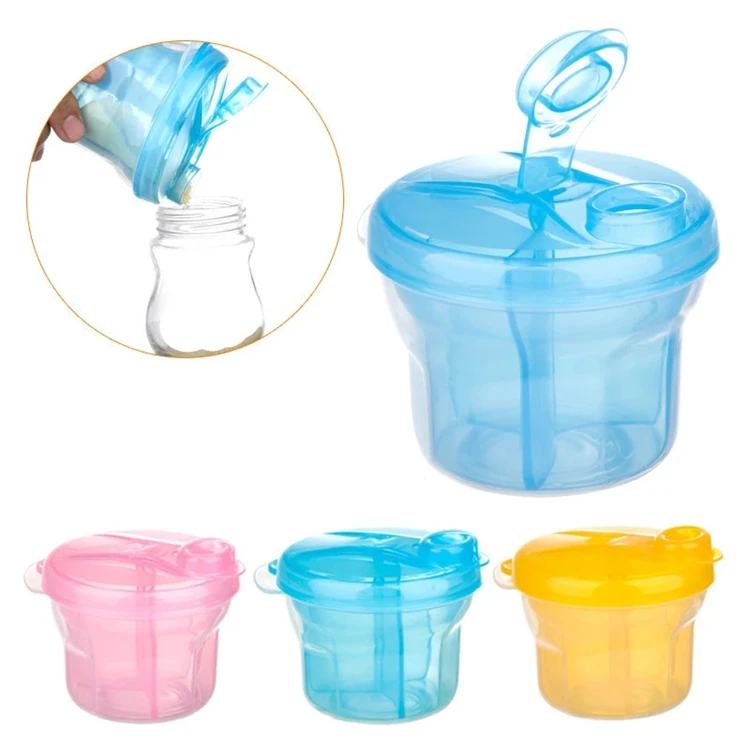 

Baby Milk Powder Formula Dispenser Feeding Food Container Infant Storage Feeding Box Kids Baby Bottle Container, As pic
