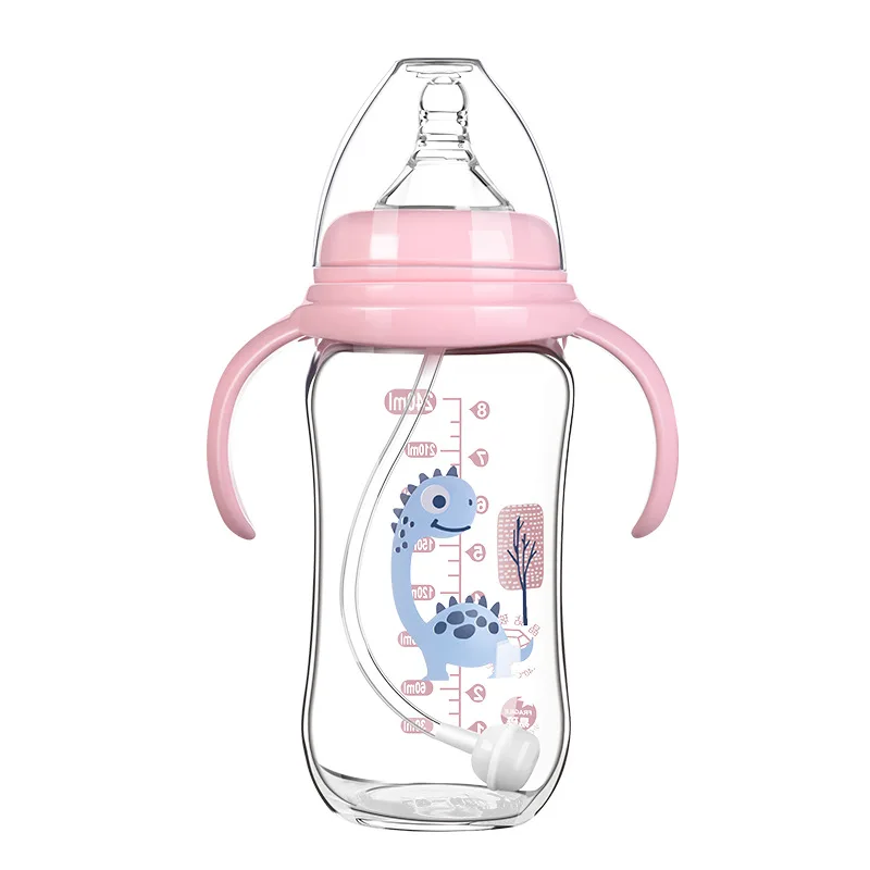 

Factory newborn baby glass feeding bottle baby milk bottle