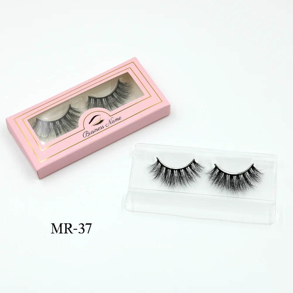 

MR37 BQUEEN Wholesale high quality 18mm mink eyelashes 3d clear Band Mink Lashes faux cils natural no logo lashes