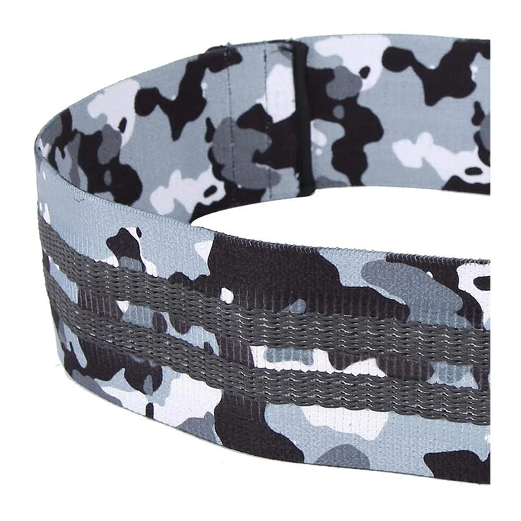 

Non-Slip Booty 3 Levels Glute Band with Thick Wide Fabric Elastic Exercise Resistance Bands for Squat Hip Training, Camouflage