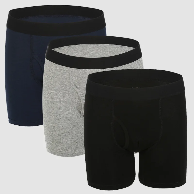 

OEM High Quality 100% cotton private label men's briefs & boxers underwear men Cheap satin boxer shorts for men wholesale, Customized colors