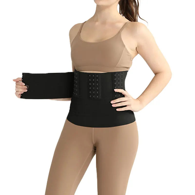 

Ready to Ship Free Shipping Body Shapers 6M Latex Bandage Slimming Belt Compression Tummy Control Wrap Waist Trainer For Women