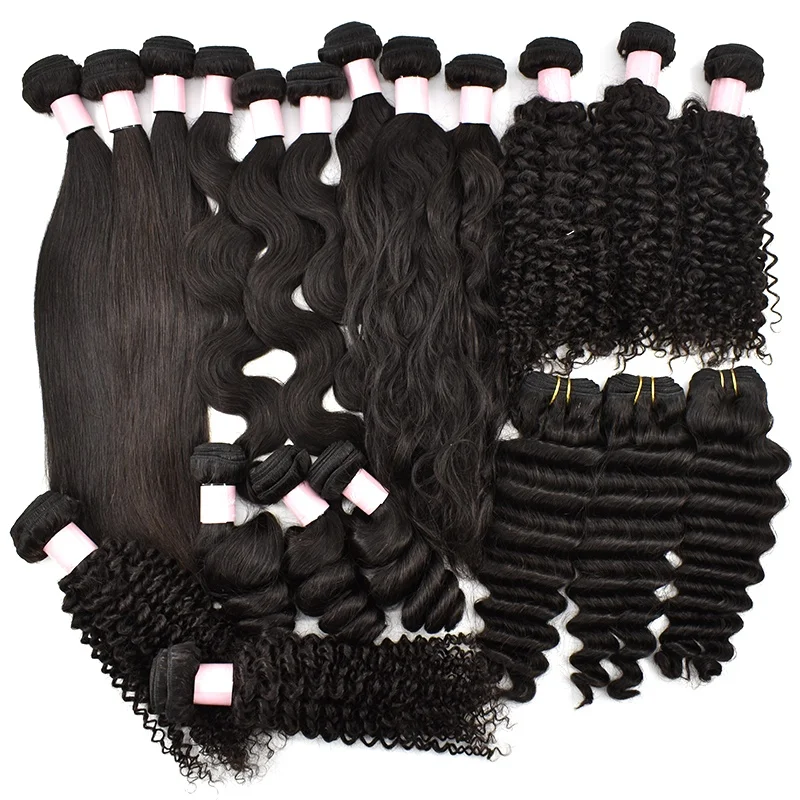 

Free sample wholesale totall 5pc hair sample virgin hair human hair extension