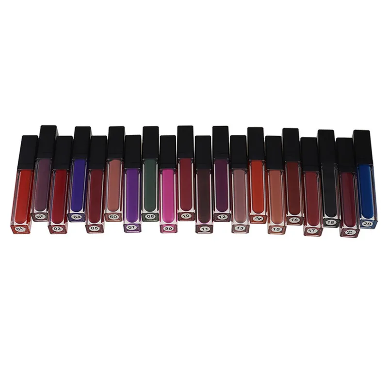 

Cruelty free hot sale water proof long lasting 20 colors matte lipstick
