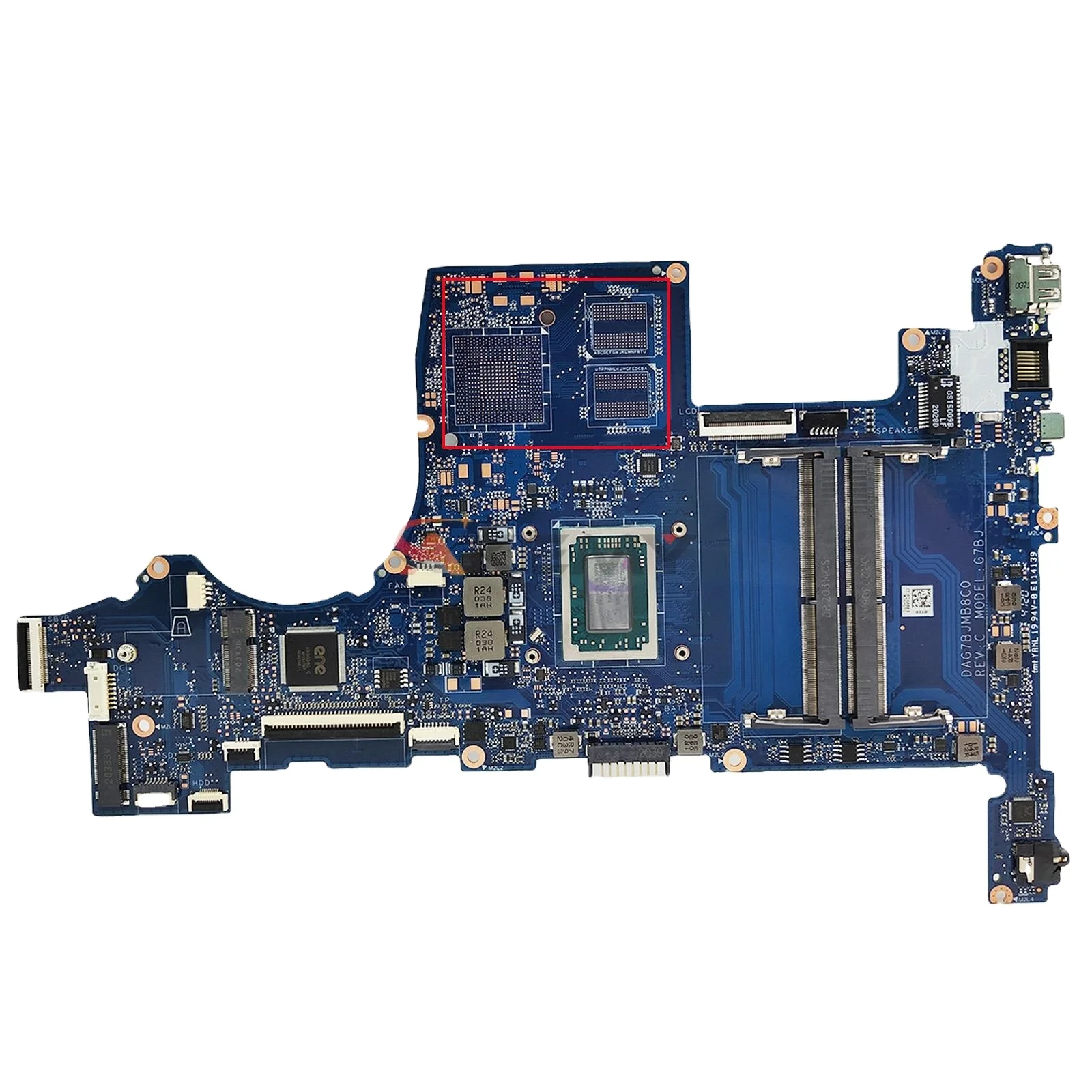 

for HP Pavilion 15-CW TPN-Q210 Laptop Motherboard Mainboard R3 R5 R7 AMD CPU DDR4 G7BJ DAG7BJMB8C0 Motherboard