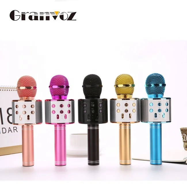 Mini Wireless Karaoke Kids Portable Microphone for Mobile Phone Computer