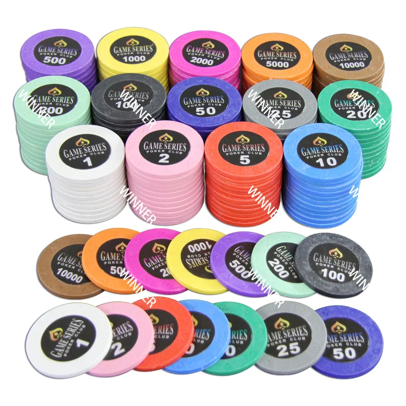 

High Quality Accept Customized Recyclable Clay Chips For Casino Gambling