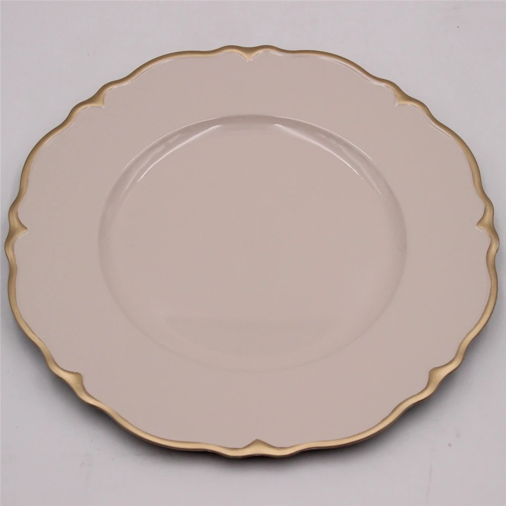 

S-9006-6 Superior quality unbreakable wholesale black serving plates reusable melamine plastic plate
