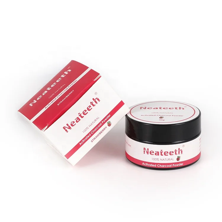 

Coconut Shell Charcoal Tooth Powder 30G Daily Use Teeth Whitening Powder Custom Logo, Customized color