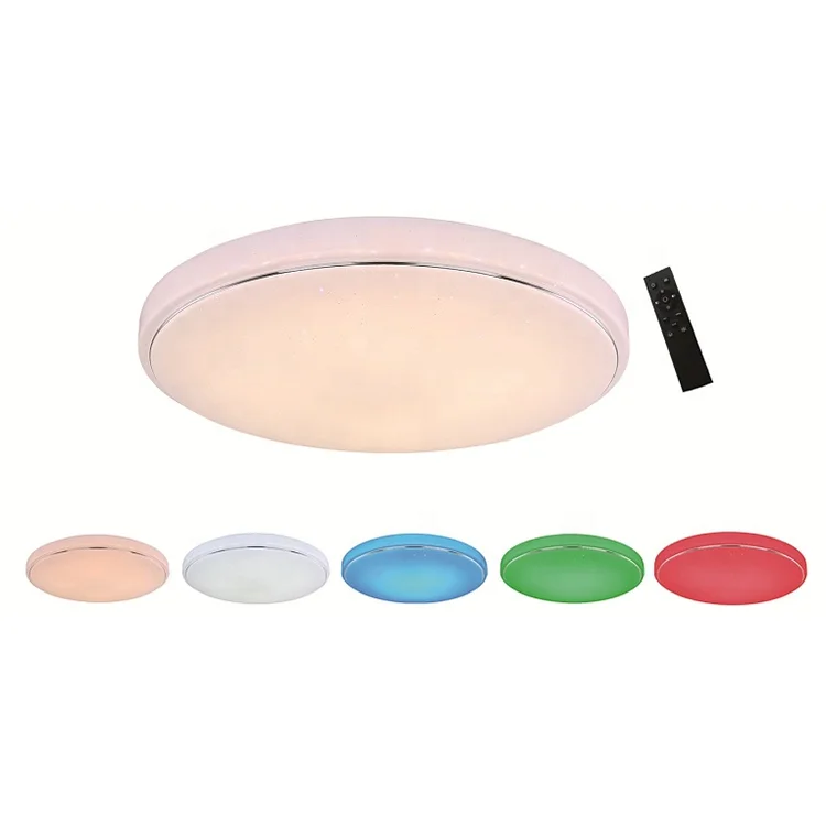 High quality modern single lamp bedroom party lighting smart home rgb led ceiling light