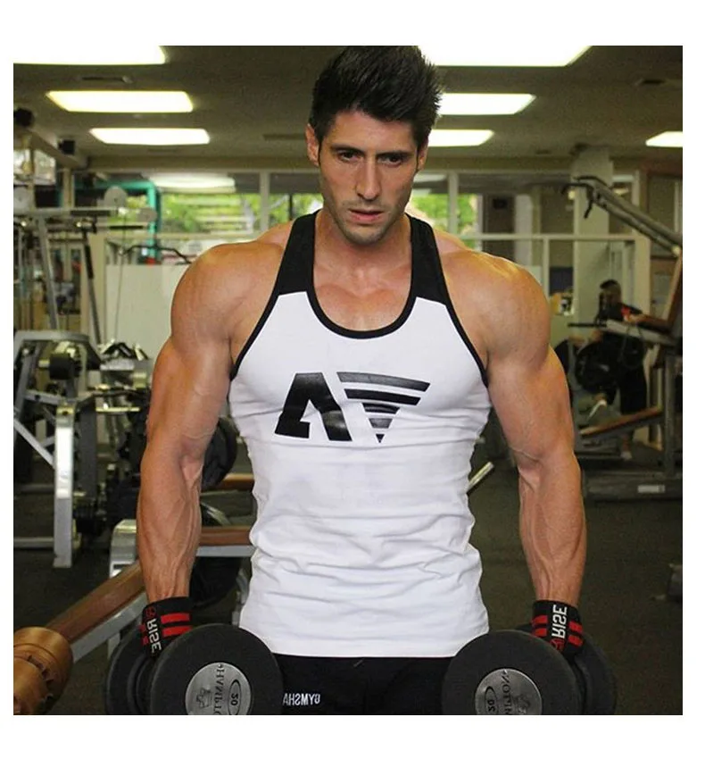 

Wholesale High Quality Soft Breathable Sleeveless Gym Training Men's Sport Vest