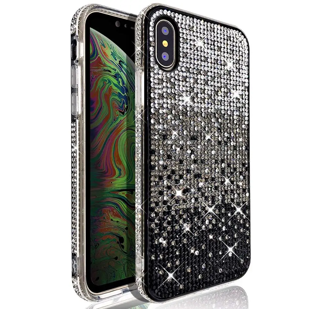 

HOCAYU Amazon luxury phone case, diamond phone case for iphone x xs xr max case women