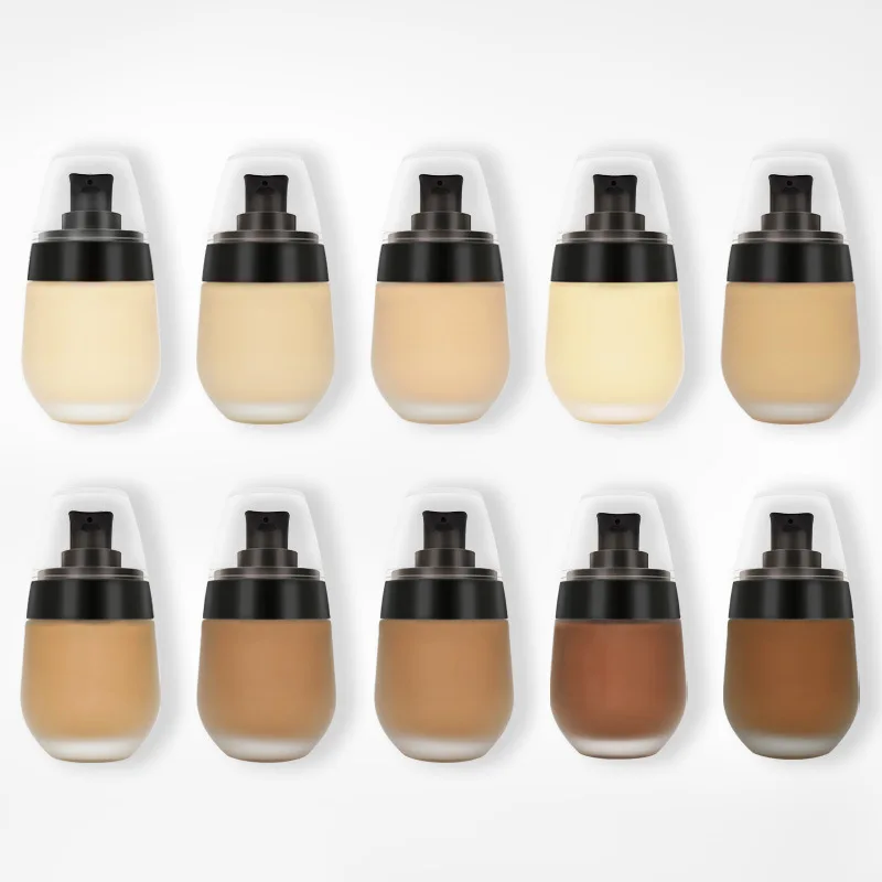 

Customized Logo Free Comestics Bright Concealer Lasting Waterproof Makeup 10 Colour Liquid Foundation, 10 colors