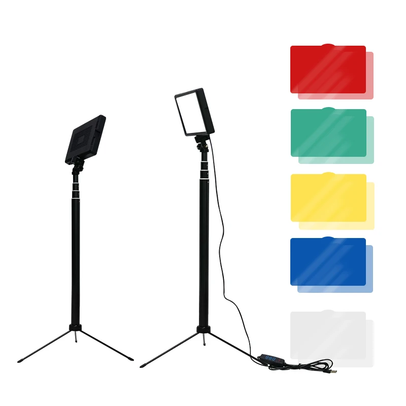 

LED Light Withlocals Foldable & Extendable Tripod YouTube Video Photography