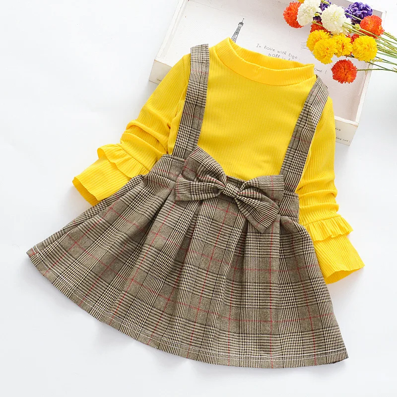 

Girls' suspenders Plaid Skirts Female Cute Pleated Mini Short High Waist Skirt Gothic Girls Preppy Style Summer, Black bib skirt, pink bib skirt and yellow bib skirt