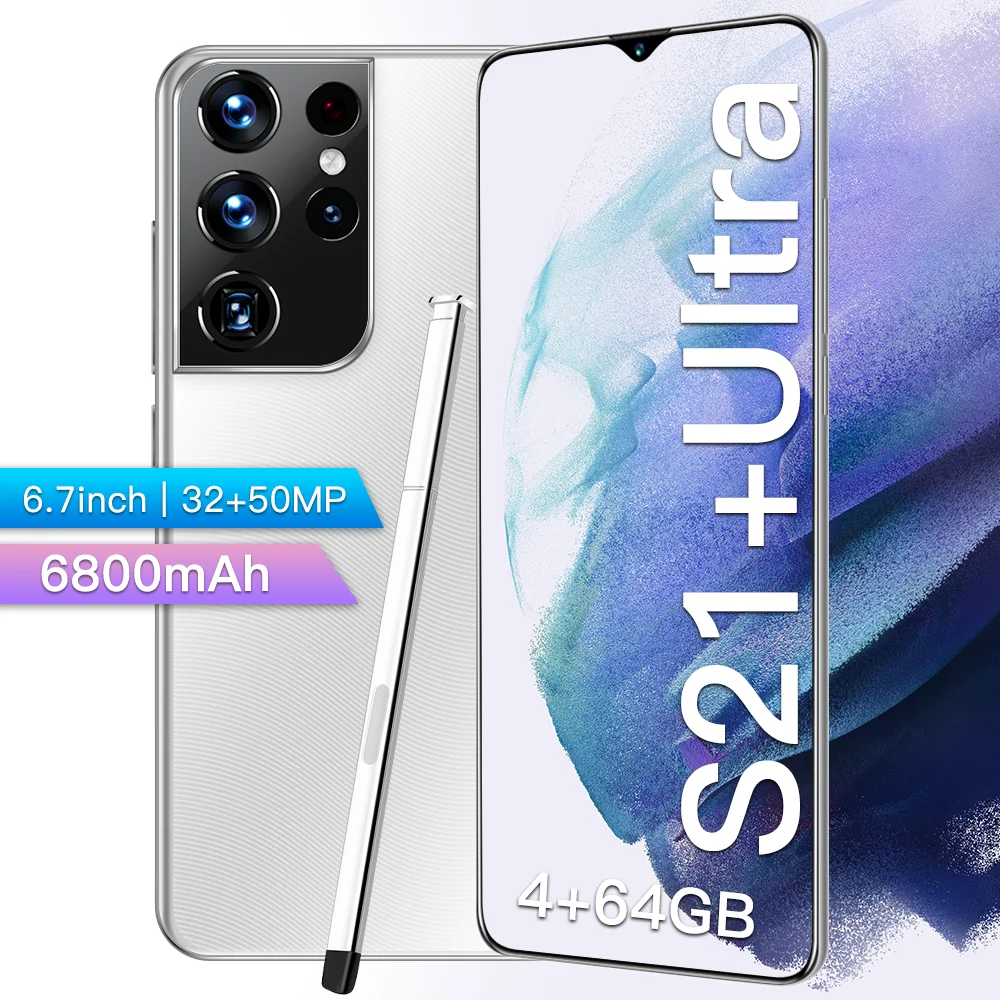 Global Version S21+Ultra 6.7 Inch Cellphone Can be customized HD Water Drop Screen 10 Core 6800mah 5G Android 11 Smart Mobile
Global Version S21+Ultra 6.7 Inch Cellphone Can be customized HD Water Drop Screen 10 Core 6800mah 5G Android 11 Smart Mobile