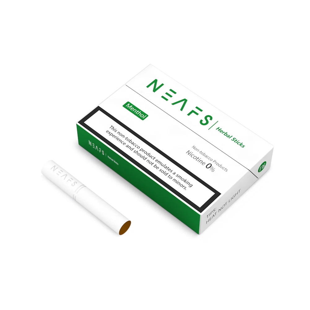 

Neafs menthol no Tobacco Heat Not Burn Heating Sticks for smoking electronics Not Burn Dry Herb for Electronic Cigarette