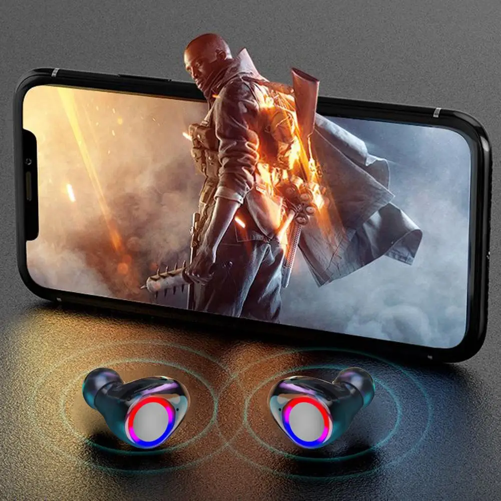 

Original Tws Headphones 9D Stereo Hifi Headset Led Display Noise-Canceling Sports Earphone Wholesale True Wireless Small Earbuds