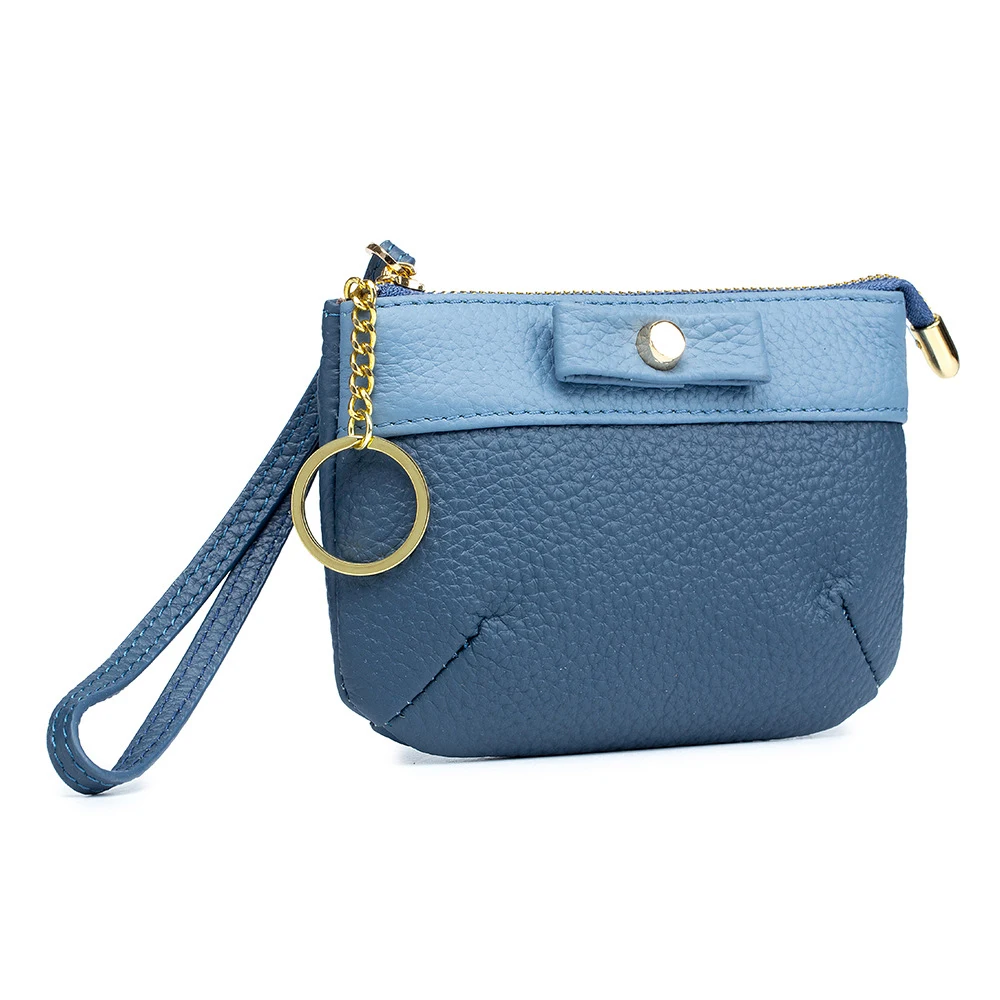 

Genuine Leather Mini  Coin Pouch Keychain Pouch Fashional Wallet Women Purse 2021