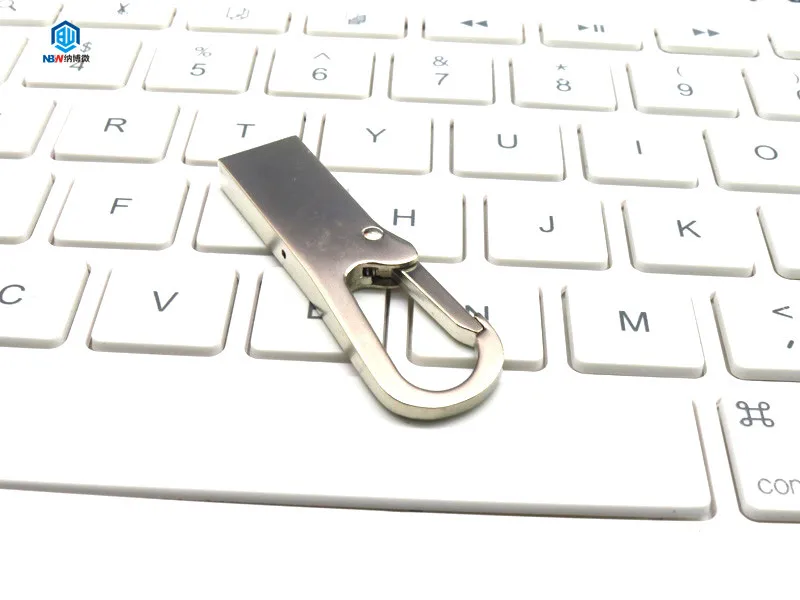 Factory Direct Sell Hook Style Key Chain USB Flash Drive 8GB 16GB 32GB 64GB Mini Metal Usb Flash Drive - ANKUX.COM