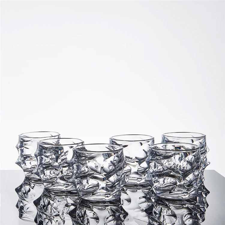 
Irregular shape whiskey / bourbon / vodka / xo glass 