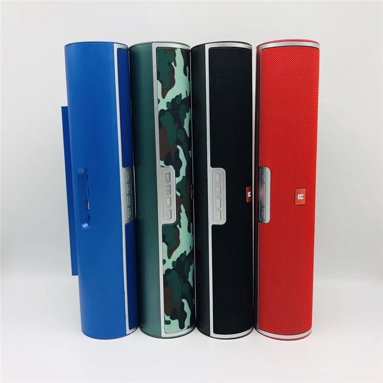 New design cheap price long stripe hands-free blue tooth speaker with multi functional microphone - ANKUX.COM