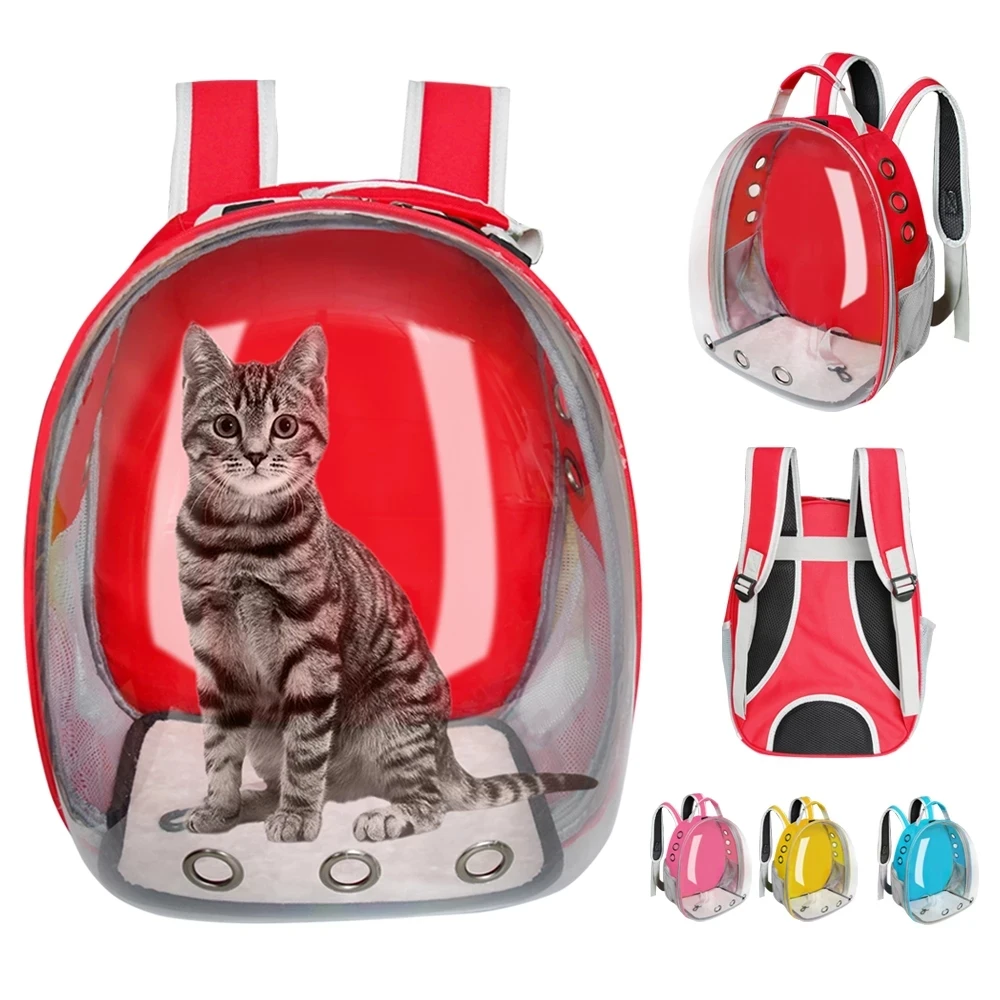 

Wholesale Pet Space Capsule Bag Outdoor Cat Bag Transparent Breathable Convenient Backpack Pet Supplies