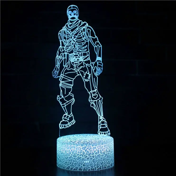 3D Acrylic Basketball Touch Sensitive Led Usb Charging Cat Stand On Desk Bedside Night Light Lamp