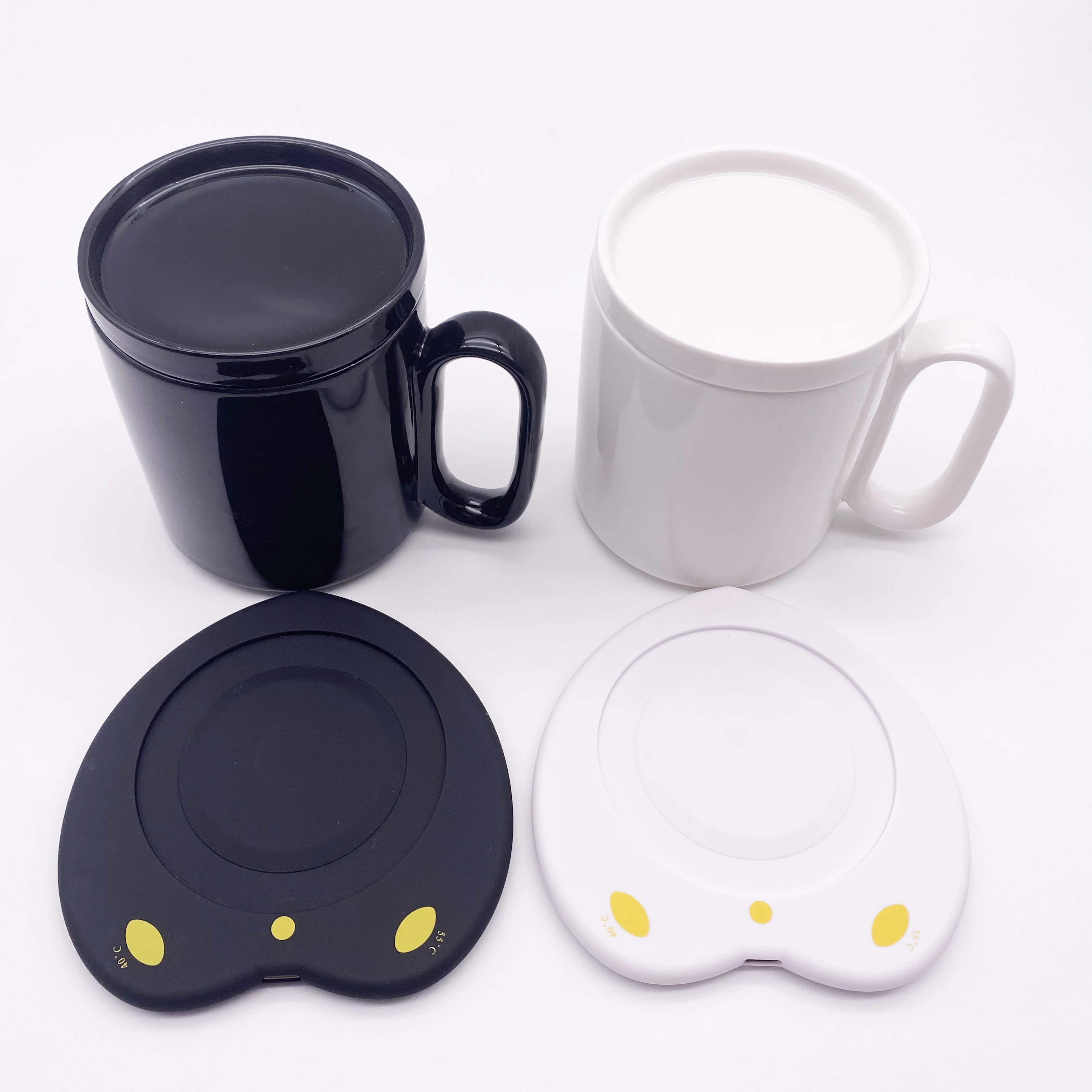 

Customized Temperature Control Self Heating thermostatic wireless charger heating coffee cup