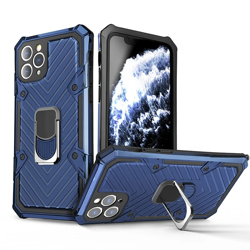 

2020 New Product Phone Holder Car Magnetic Shockproof Hard PC Cell Phone Case for iPhone 11/11 Pro/11 Pro Max, Black, red, rose gold, silver, army green, blue, green