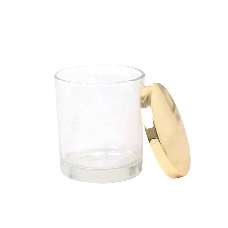 Aromatherapy Candle Container Sealed Cans Clear Glass Candle Jar With Lid Buy Glass Candle Jar