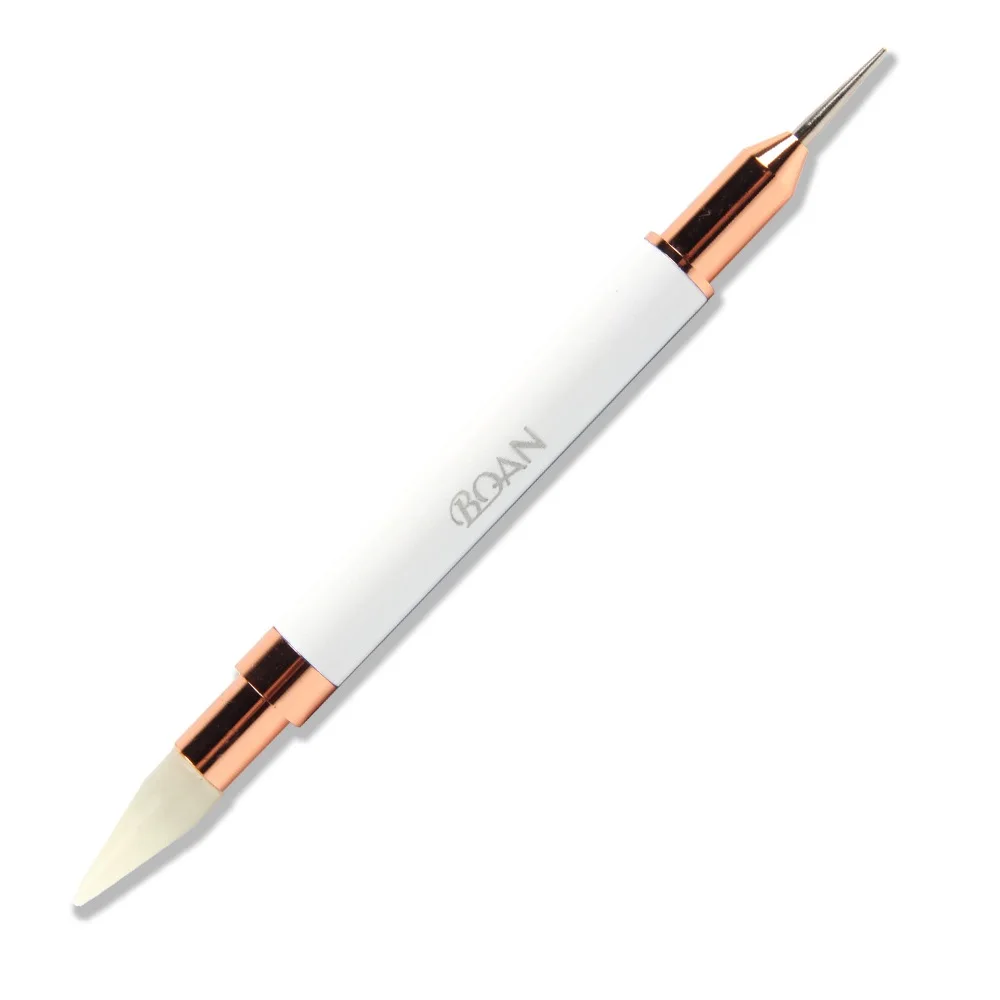 

Dual-head Rhinestone Picker Metal Handle Nail Art Dotting Brush Tools