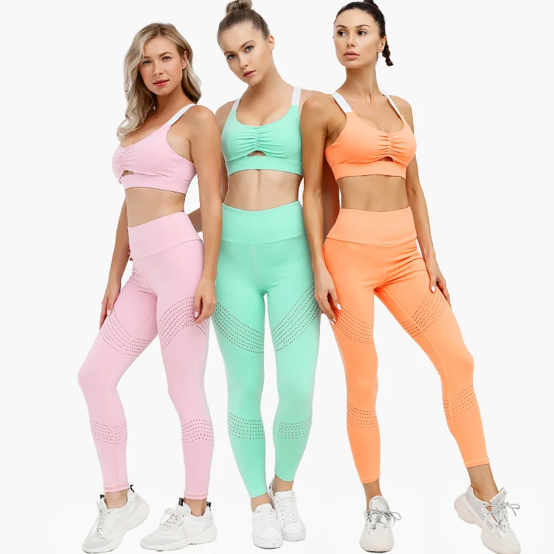 

Hot Selling Sexy Seamless Fitness Yoga Pants Exercise Suit