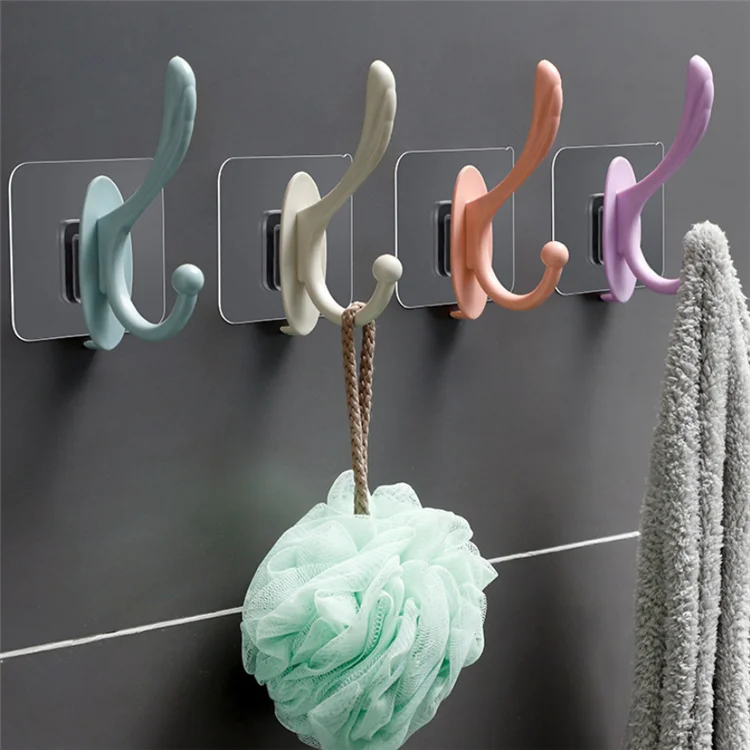 

Heavy duty self adhesive Avoid holing snap hook suction sticker clothing coat hat hanger hook, Black/brushed silver/brushed gold