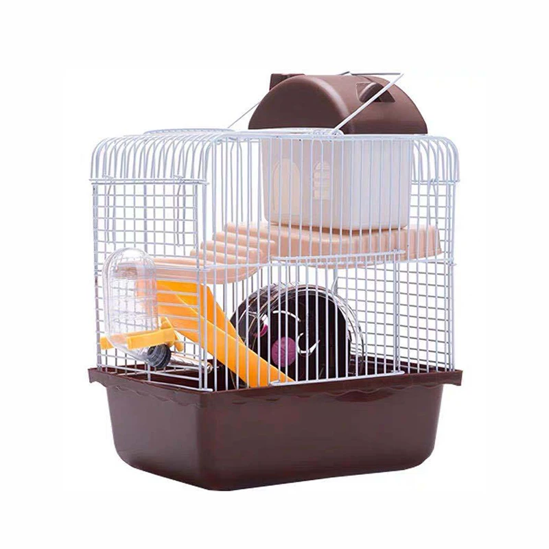 

Factory direct sales Pet hamster cage small pet hamster castle cage, Solid