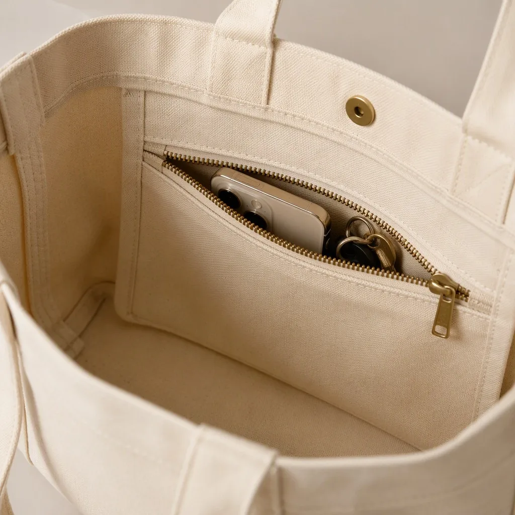 Dedicated Interior Zipper Security Pocket