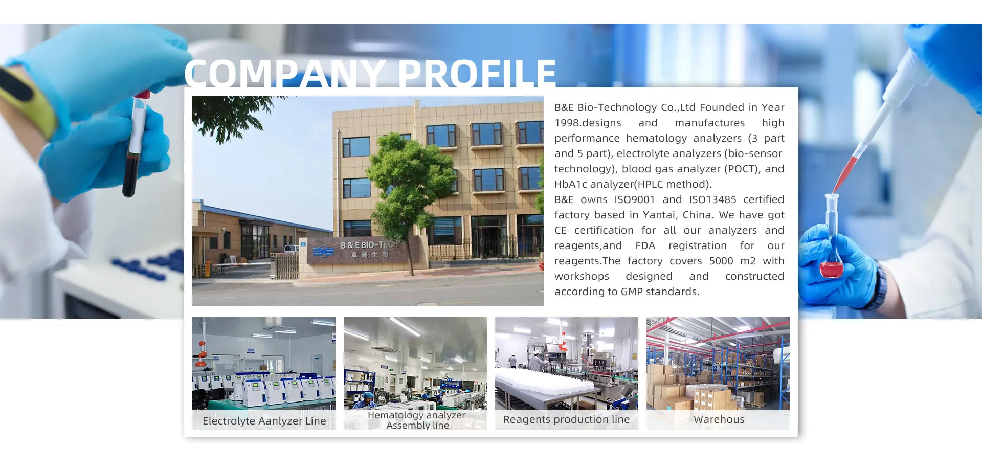 Company Overview - B&E Bio-Technology Co., Ltd.