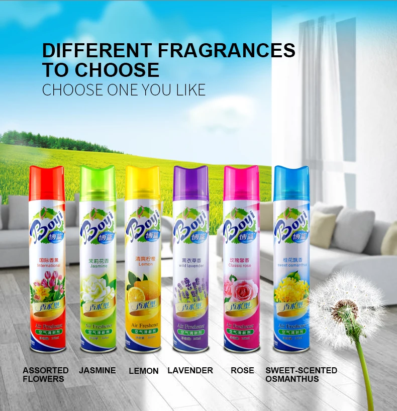 Long Lasting Smell Air Freshener Aerosol Spray With Perfume - Buy Air ...