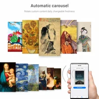 

Electronic Video advertising android wifi lcd digital photo picture frame with anti-matte oil painting screen