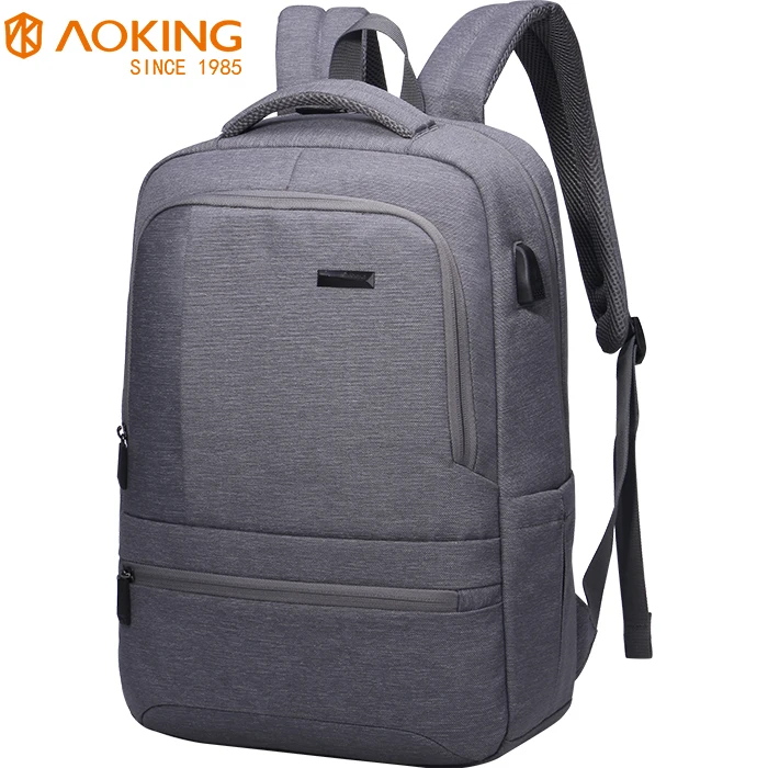 

aoking plain mochilas para laptop backpack multifunktion rucksack back pack with charger and usb