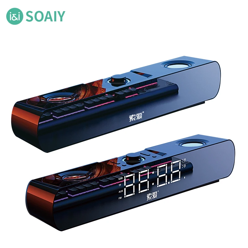 

SOAIY SH16 bosina sounbar Blue tooth HIFI full range wireless steres speakers manufacturers sound bar speaker