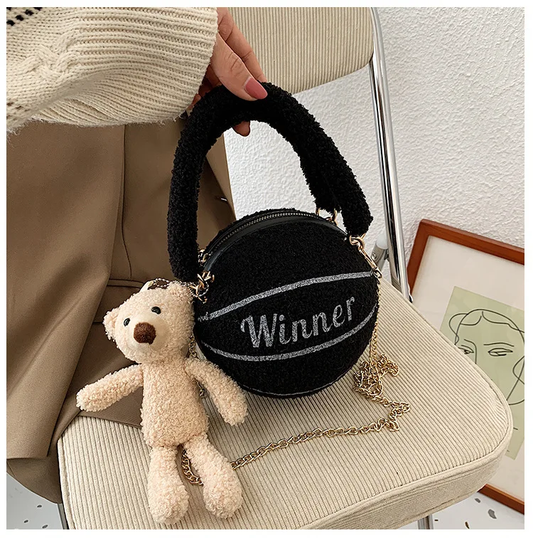 

Fashionable handbag purses manufacturer basketball purse and shoe set women hand bags, White, black, pink, brown